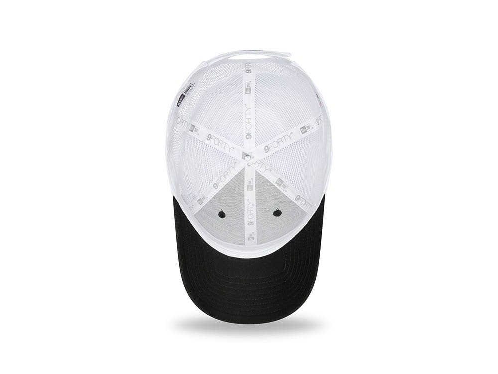 New Era Chicago White Sox Black Home Field Edition 9forty Trucker Strapback Hat