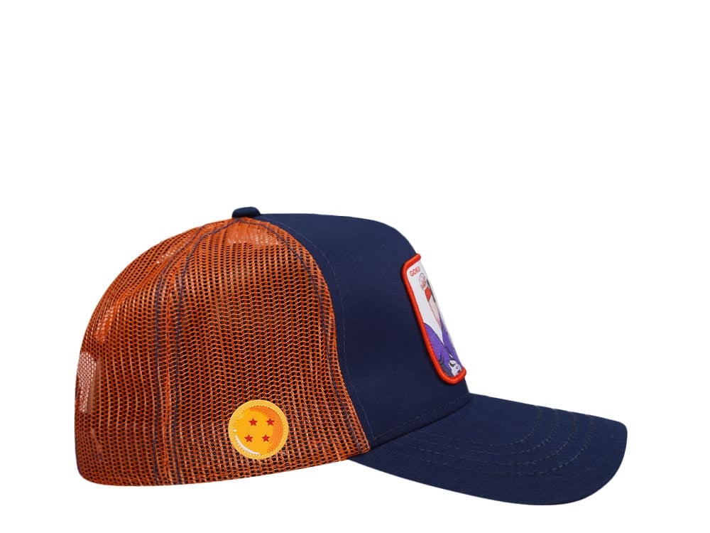 Capslab Dragon Ball Goku Blue/Orange Trucker Snapback Hat