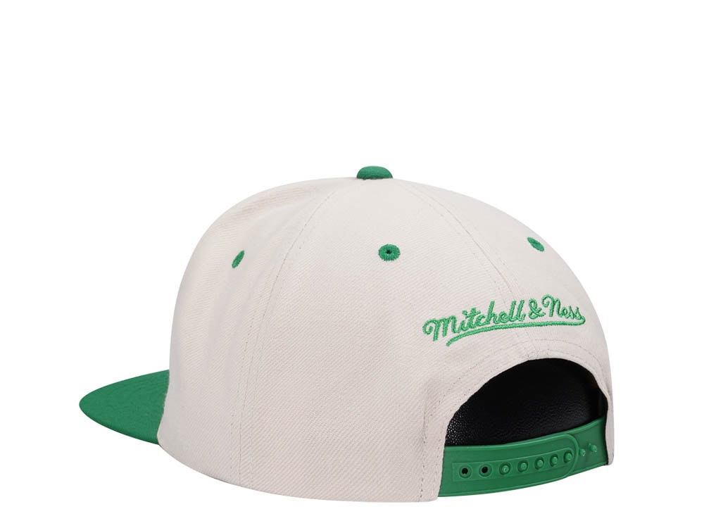 Mitchell & Ness Seattle Supersonics Sail Off White Two Tone Snapback Hat