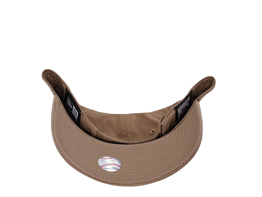 New Era Brooklyn Dodgers Khaki Casual Classic Edition Strapback Hat