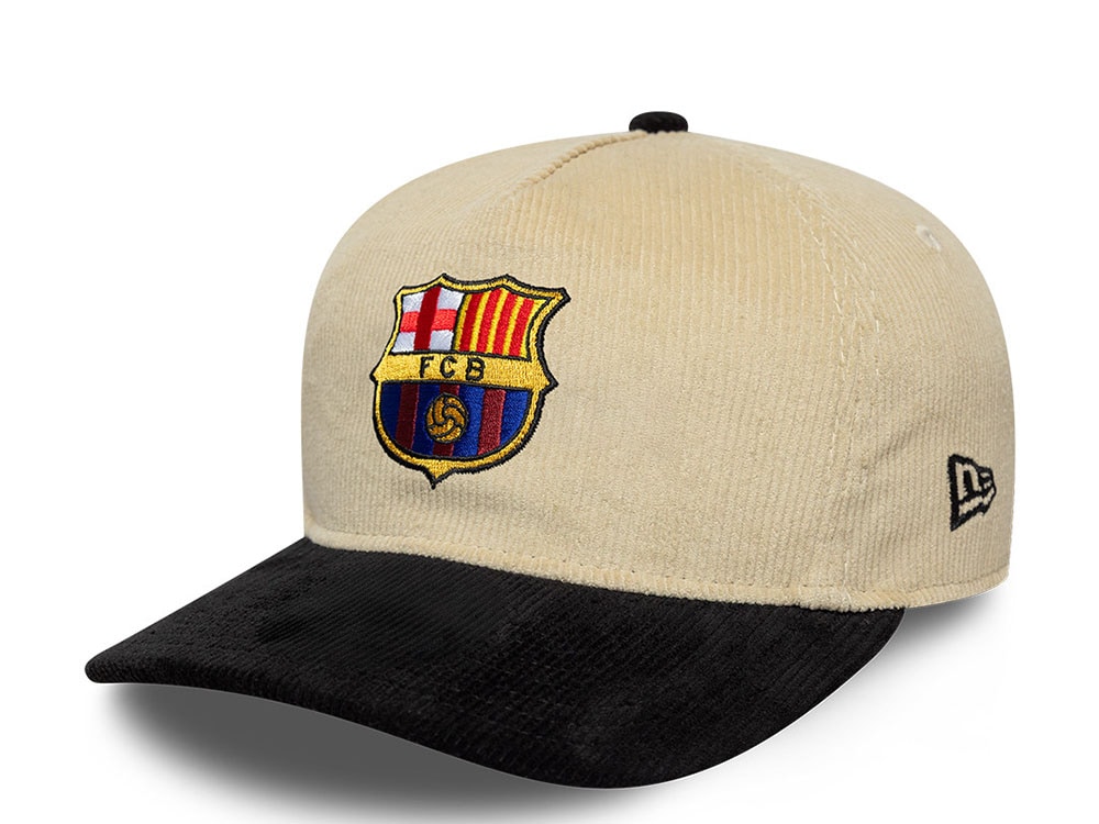 New Era Fc Barcelona Corduroy Beige Edition 19Twenty Snapback Cap