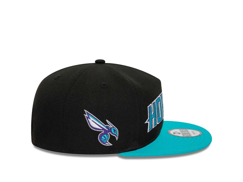 New Era Charlotte Hornets Two Tone A Frame Golfer Snapback Hat