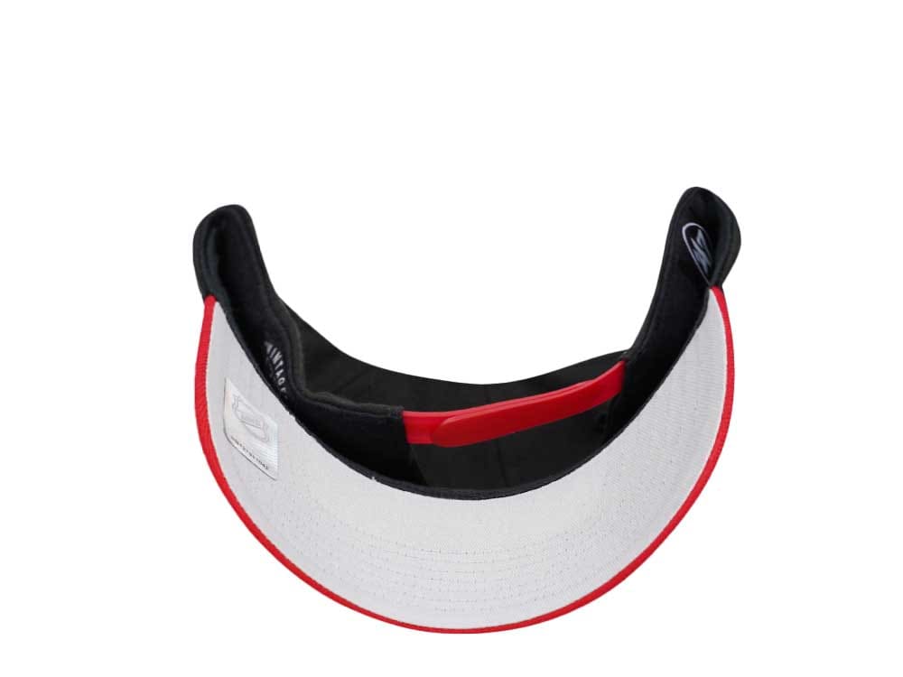 47Brand Chicago Blackhawks Vintage Black Sure Shot MVP Snapback Hat