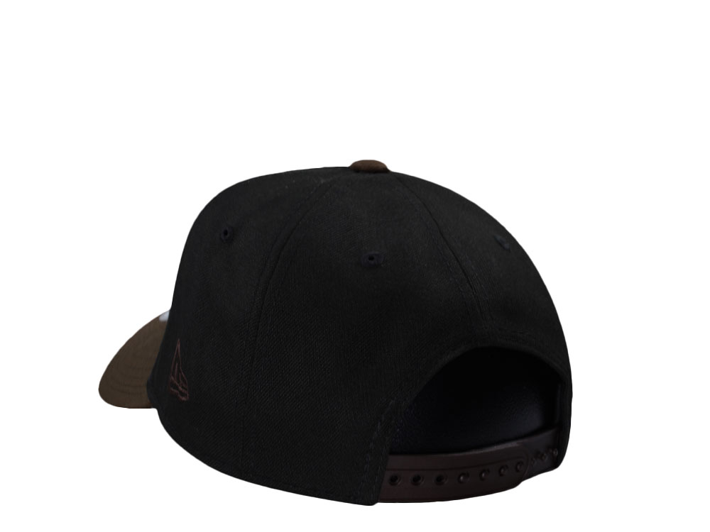 New Era Detroit Red Wings 100th Anniversary Black Two Tone Edition 9Forty A Frame Snapback Cap