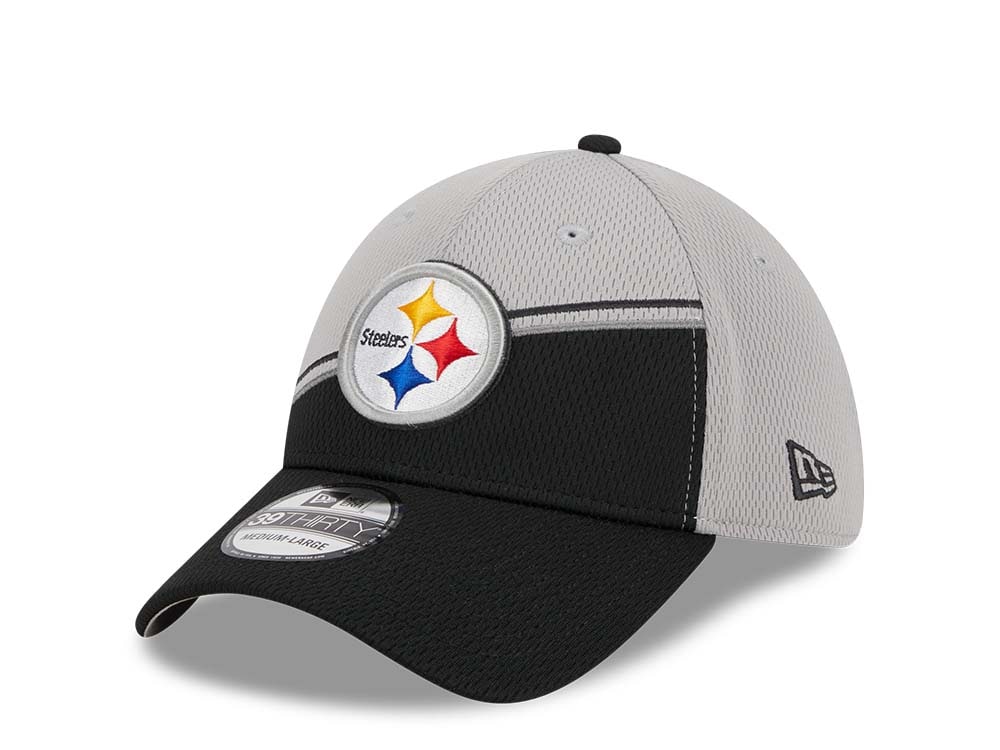 New Era Pittsburgh Steelers NFL Sideline 2023 39Thirty Stretch Hat