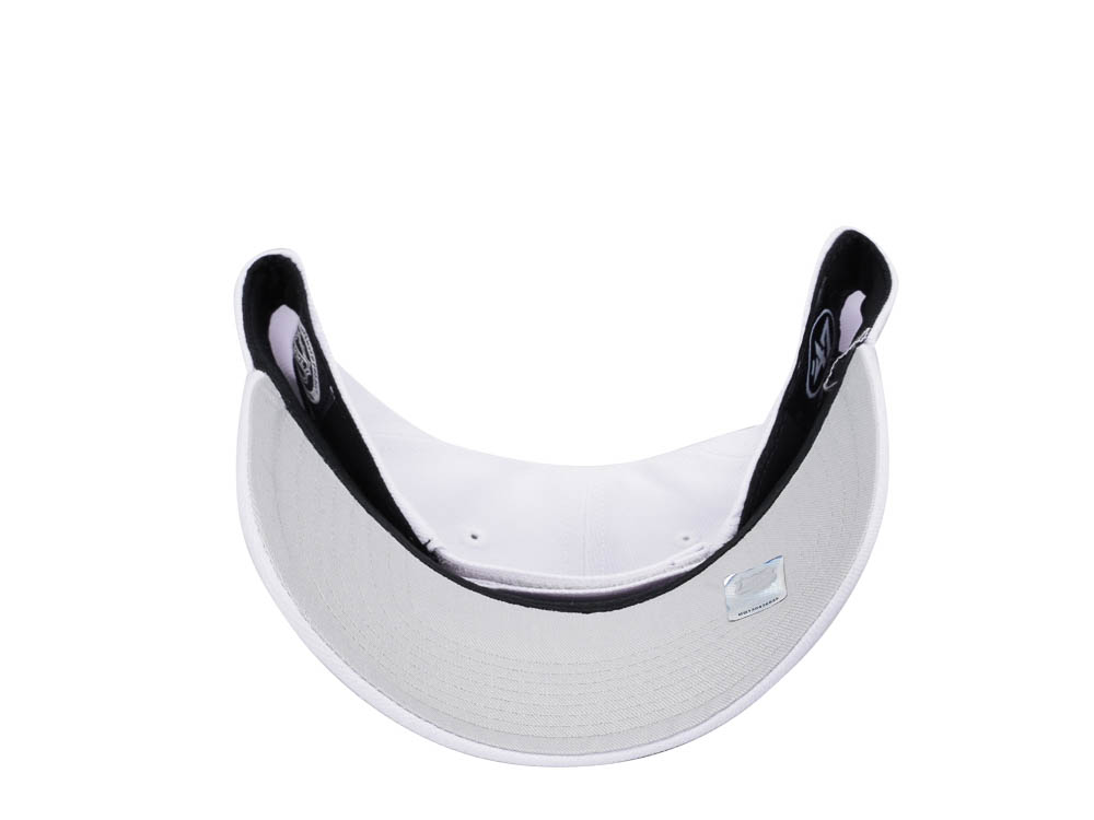 47Brand Boston Bruins White MVP Snapback Hat
