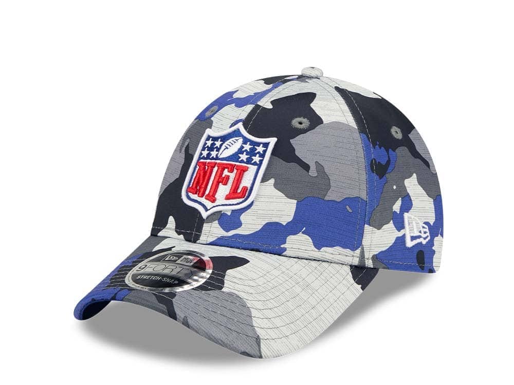 New Era NFL Logo NFL Training Camp 22 Camo 9Forty Stretch Snapback Hat