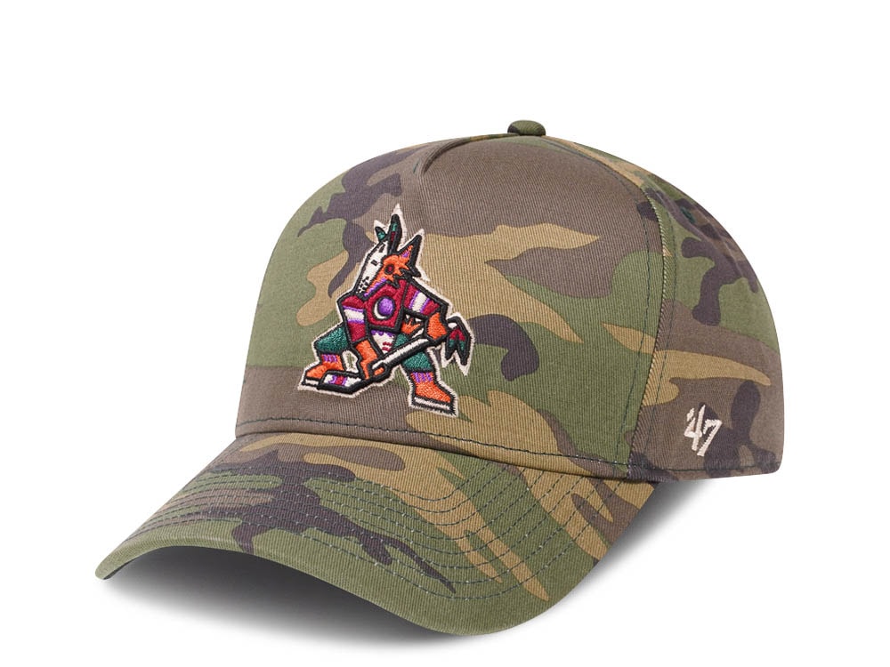47Brand Arizona Coyotes Camo Grove Classic Snapback Hat