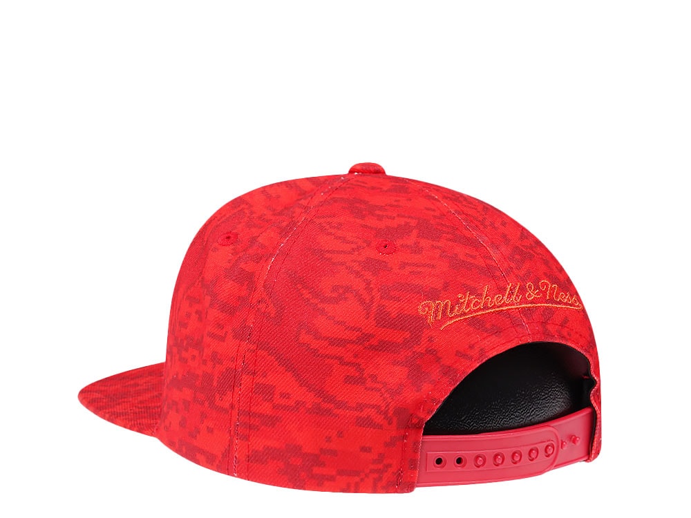 Mitchell & Ness Miami Heat NBA Team Digi Camo Hardwood Classic Snapback Hat