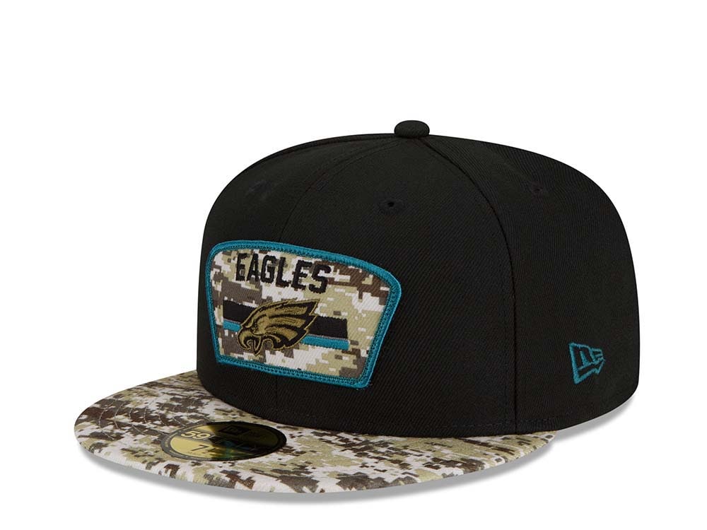 New Era Philadelphia Eagles Salute to Service 21 59Fifty Fitted Hat