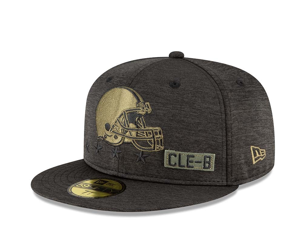 New Era Cleveland Browns Salute to Service 2020 Fitted 59Fifty Hat