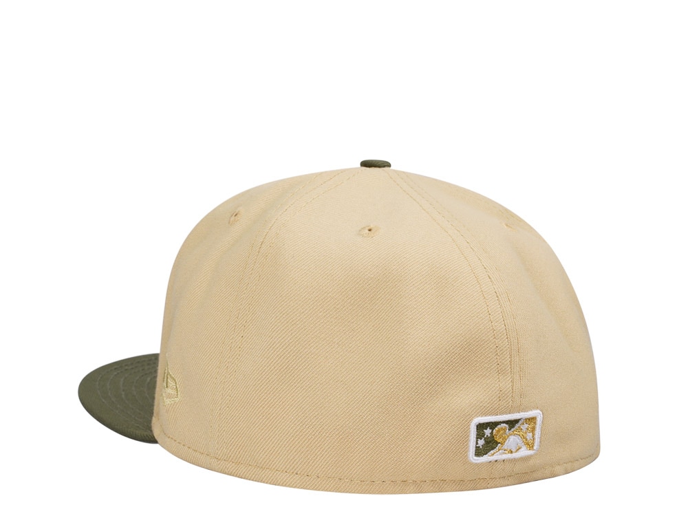 New Era Birmingham Barons 20 Years Vegas Gold Two Tone Prime Edition 59Fifty Fitted Hat