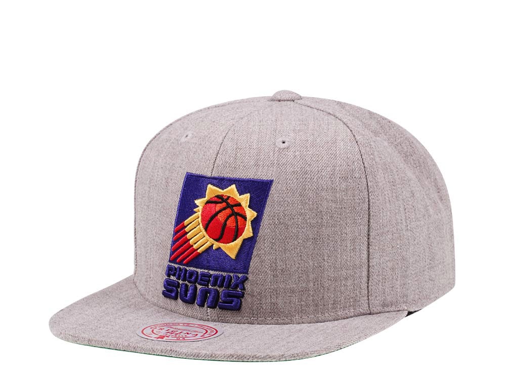 Mitchell & Ness Phoenix Suns Hardwood Classics Heather Snapback Hat