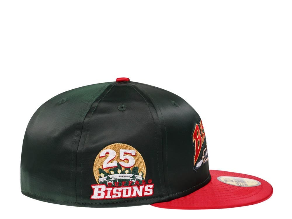 New Era Buffalo Bisons 25th Anniversary Satin Jacket Elite Edition 59Fifty Fitted Hat