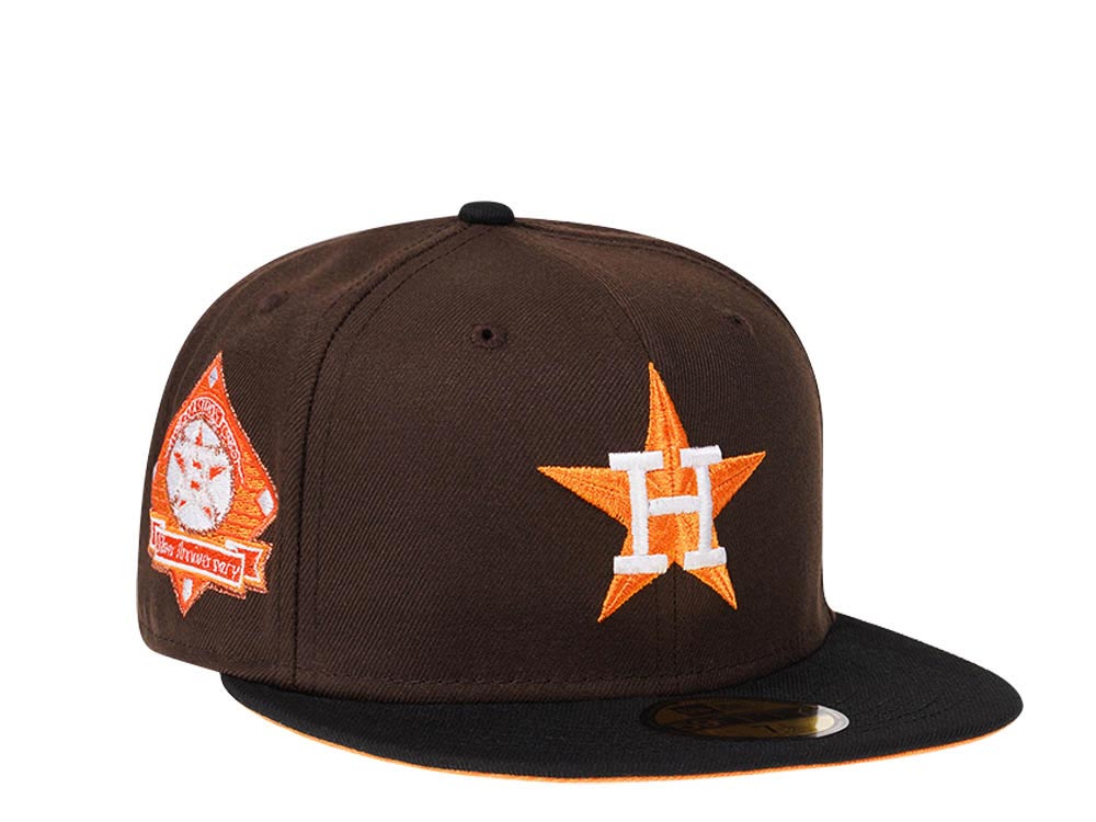 New Era Houston Astros Silver Anniversary Chocolate Mango Edition 59Fifty Fitted Hat
