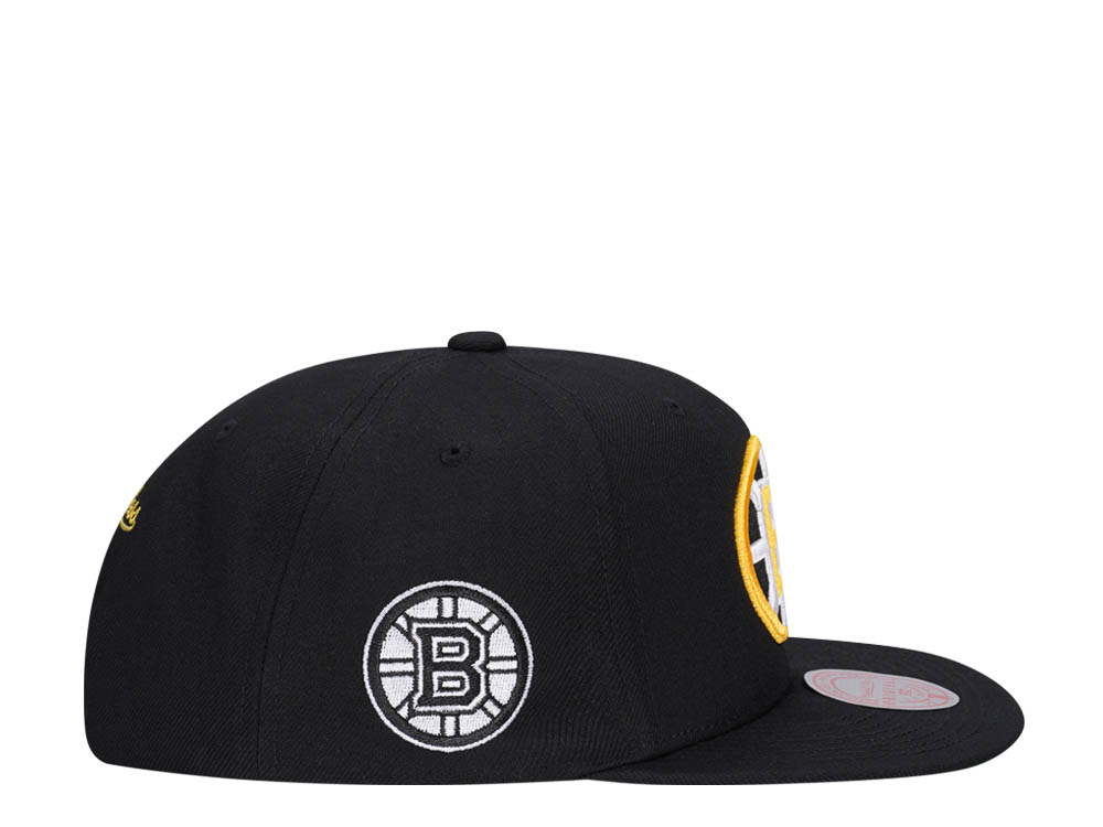 Mitchell & Ness Boston Bruins Alternate Flip Vintage Snapback Hat
