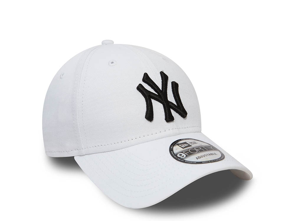 New Era New York Yankees League Basic White 9forty Snapback Hat