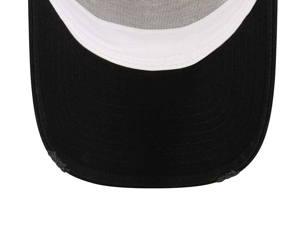 New Era Hot Hoods Racing Black Trucker A Frame Snapback Hat