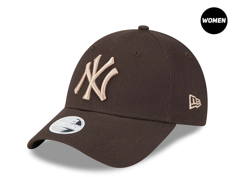 New Era New York Yankees Essential League Metallic Brown Womens 9Forty Strapback Hat