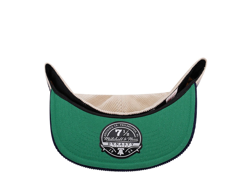 Mitchell & Ness Dallas Mavericks All Star 2010 Two Tone Hardwood Classic Cord Edition Dynasty Fitted Hat