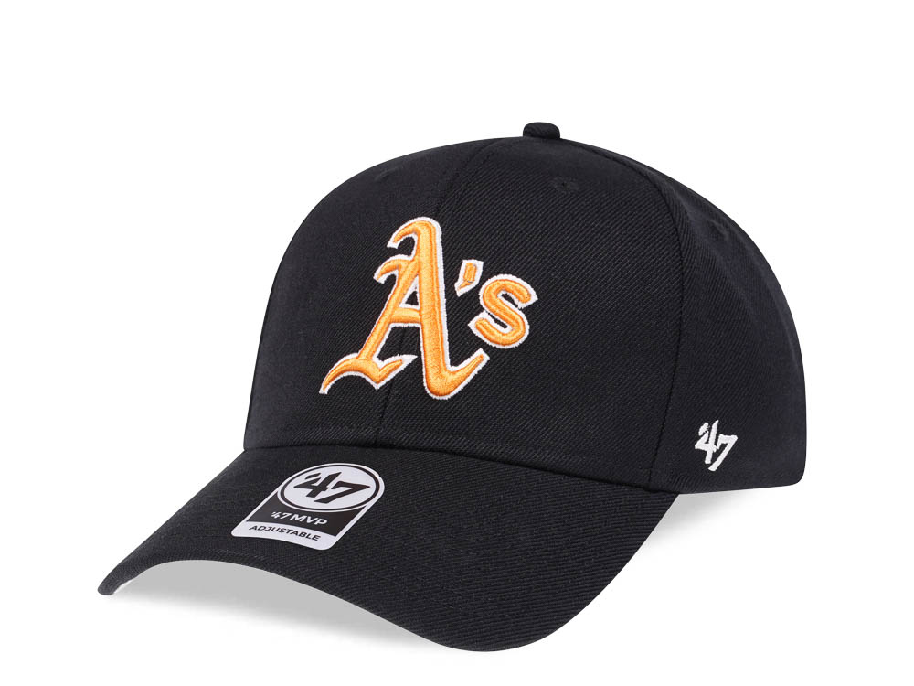47Brand Oakland Athletics Classic Black Strapback Hat