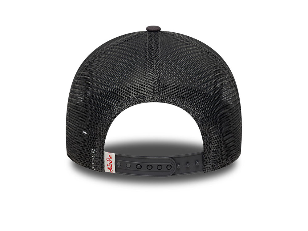 New Era Distressed Charcoal Edition 9Forty A Frame Trucker Snapback Cap