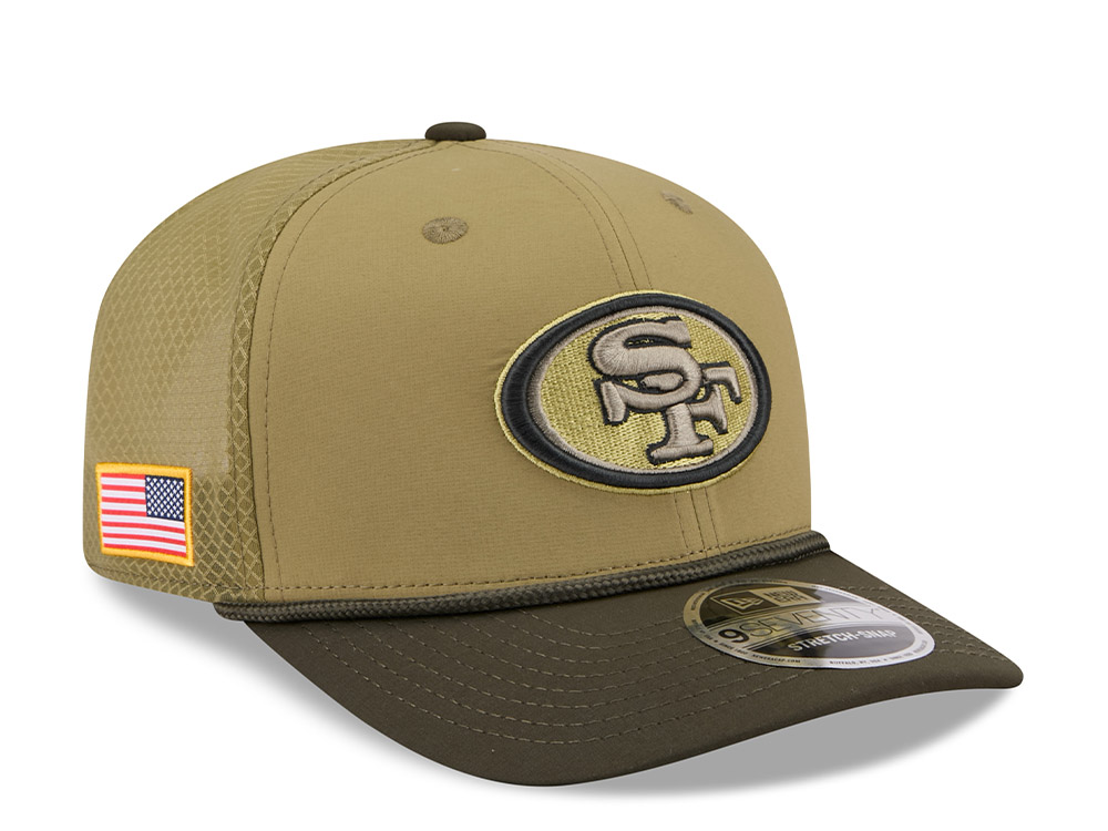 New Era San Francisco 49ers Salute To Service 2025 9Seventy Snapback Cap