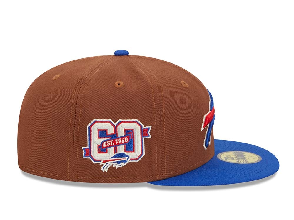 New Era Buffalo Bills 60th Anniversary Harvest Two Tone Edition 59Fifty Fitted Hat