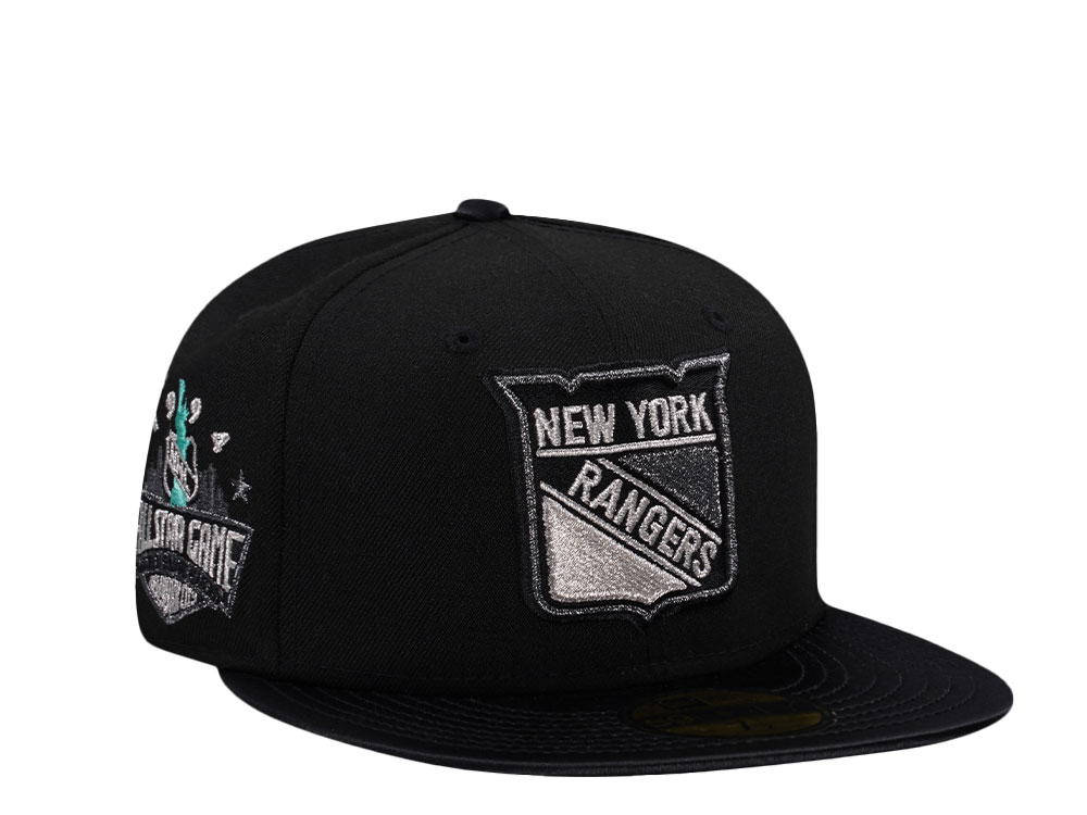 New Era New York Rangers All Star Game 1994 Black Satin Brim Prime Edition 59Fifty Fitted Cap