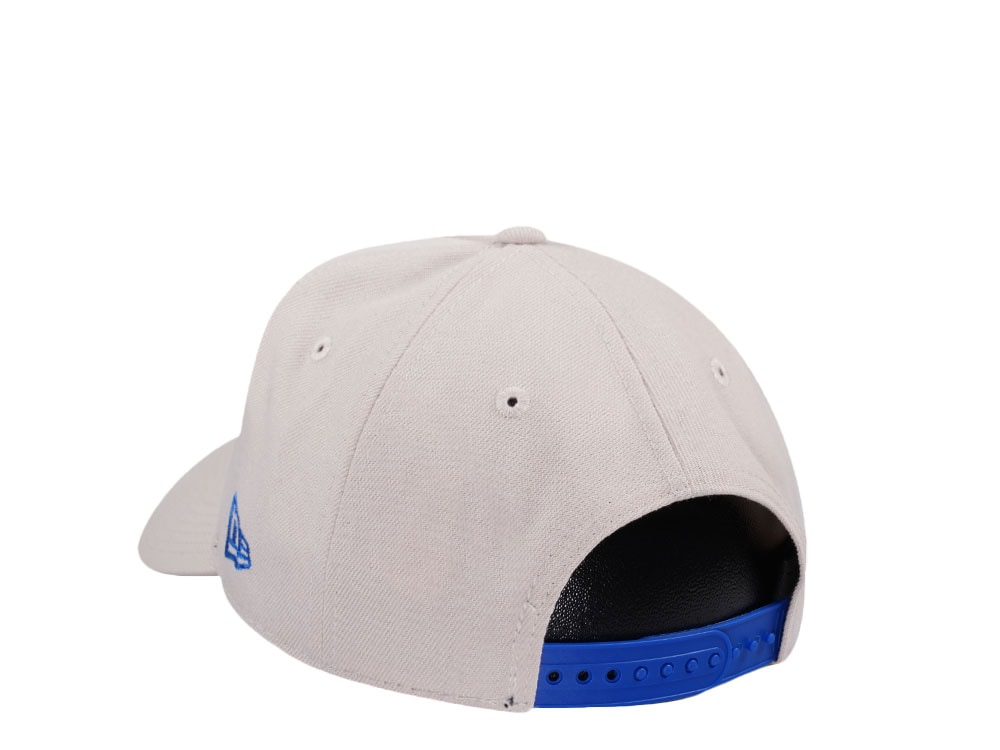 New Era Los Angeles Rams Script Stone White Edition 9Forty A Frame Snapback Hat