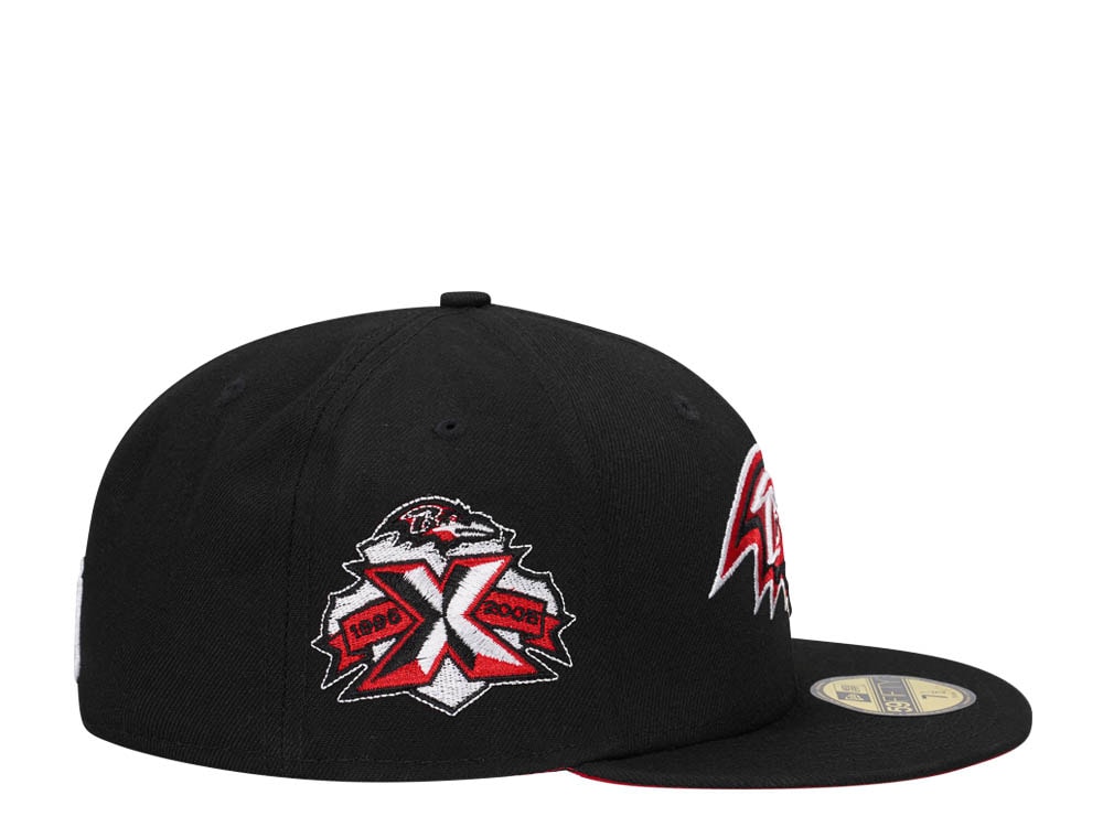 New Era Baltimore Ravens Super Bowl X Black Edition 59Fifty Fitted Hat