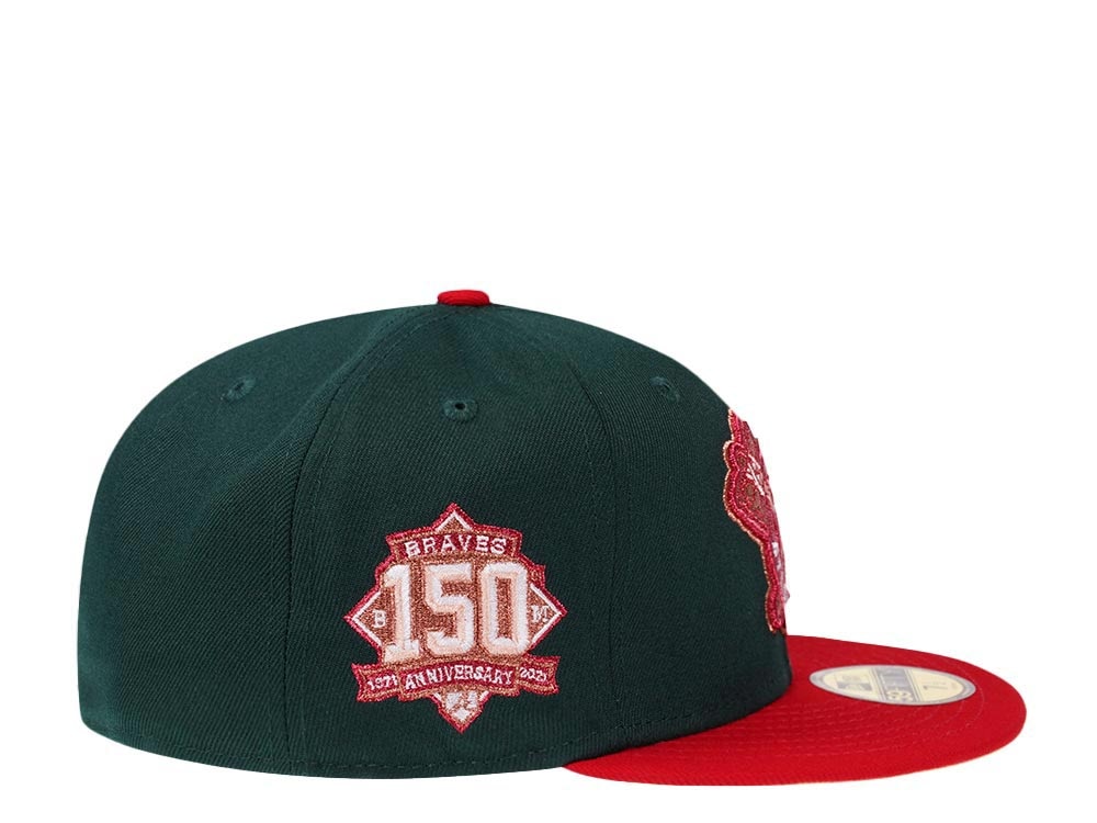 New Era Atlanta Braves 150th Anniversary Copper Two Tone Prime Edition 59Fifty Fitted Hat