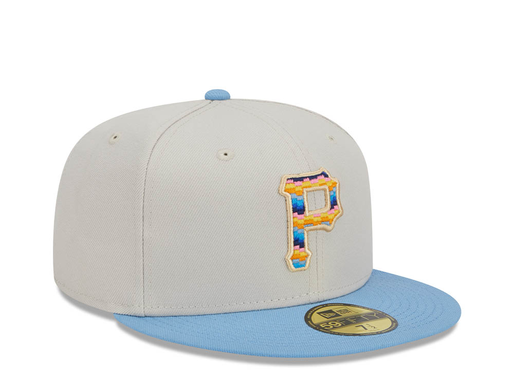 New Era Pittsburgh Pirates Beachfront Stone Two Tone Edition 59Fifty Fitted Hat