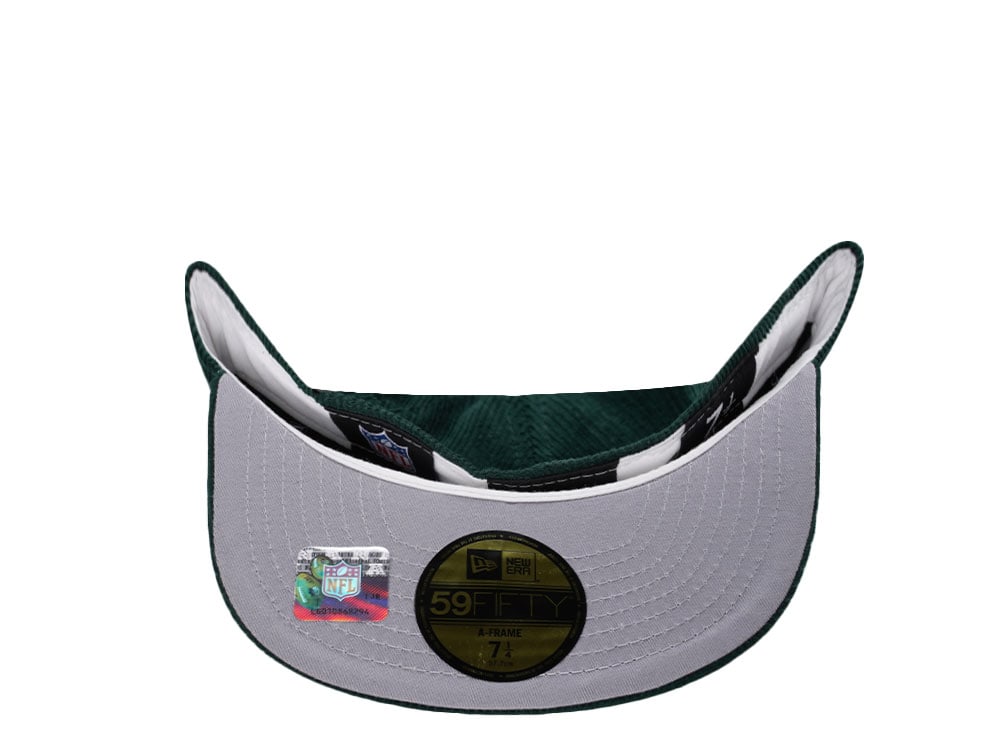 New Era Philadelphia Eagles Go Birds Corduroy Throwback Edition 59Fifty A Frame Fitted Hat