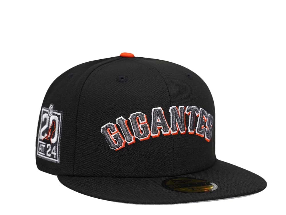 New Era San Francisco Giants 20 AT 24 Gigantes Black Pearl Edition 59Fifty Fitted Hat