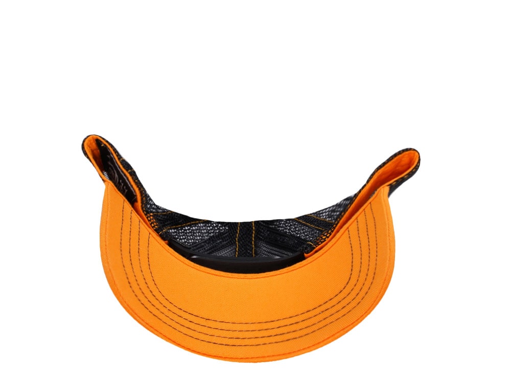 Von Dutch Grey Orange Two Tone Edition Trucker A Frame Snapback Hat