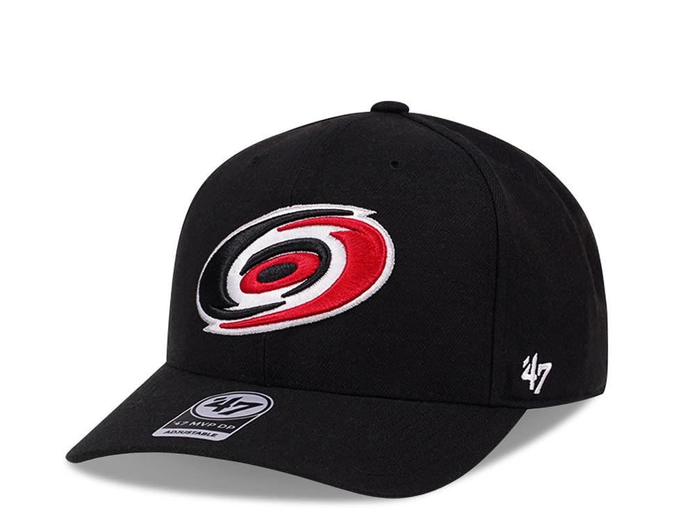 47Brand Carolina Hurricanes Classic DP Black Cold Zone Snapback Hat