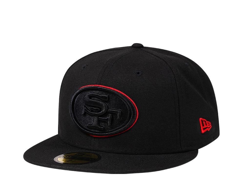 New Era San Francisco 49ers all about black Edition 59Fifty Fitted Hat