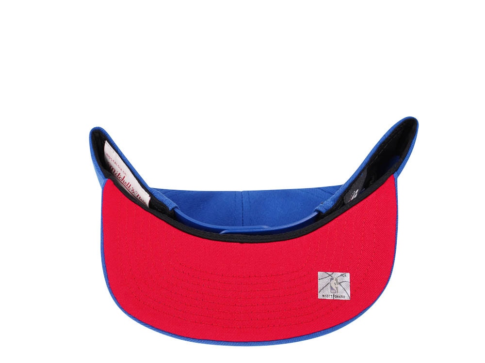 Mitchell & Ness Los Angeles Clippers NBA Embroidery Glitch Hardwood Classic Snapback Hat