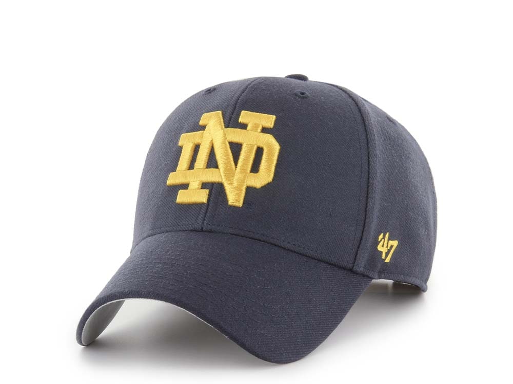47Brand Notre Dame Fighting Irish Navy MVP Strapback Hat