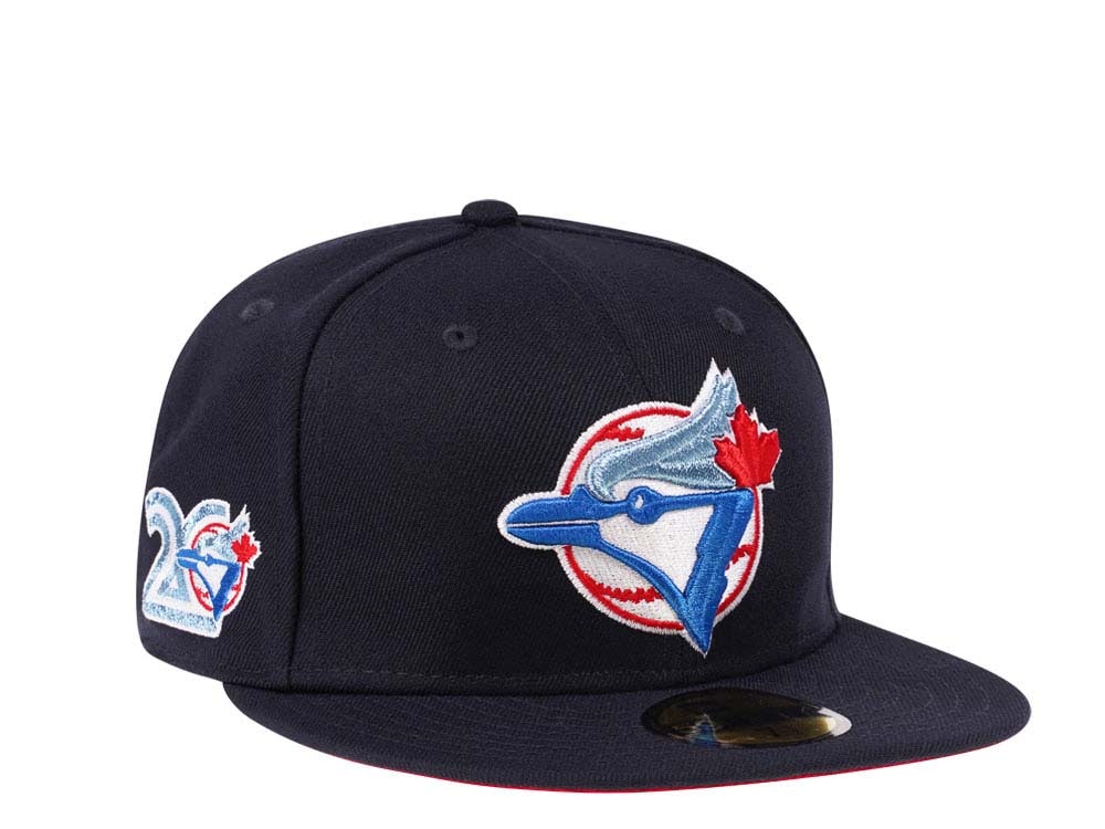 New Era Toronto Blue Jays 20th Anniversary Navy Glacier Blue Edition 59Fifty Fitted Hat