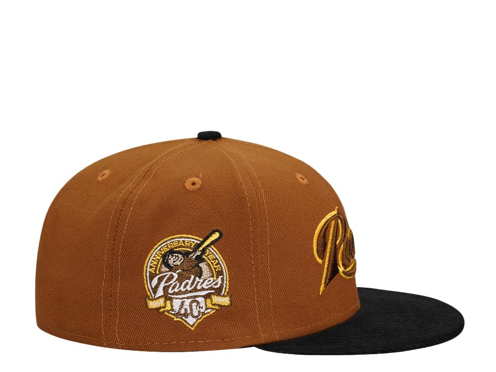 New Era San Diego Padres 40th Anniversary Cord Brim Two Tone Edition 59Fifty Fitted Hat