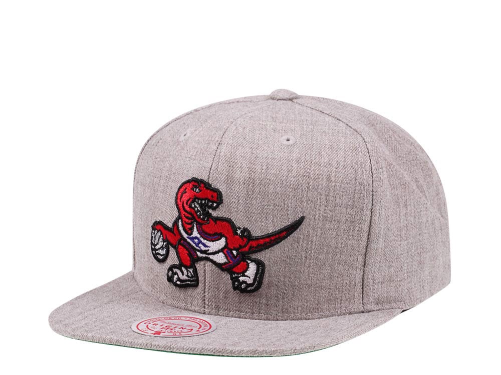 Mitchell & Ness Toronto Raptors Hardwood Classics Heather Snapback Hat