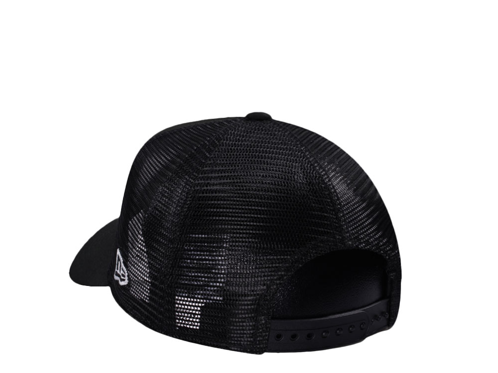 New Era New York Mets Black Classic Edition 9Forty A Frame Trucker Snapback Cap