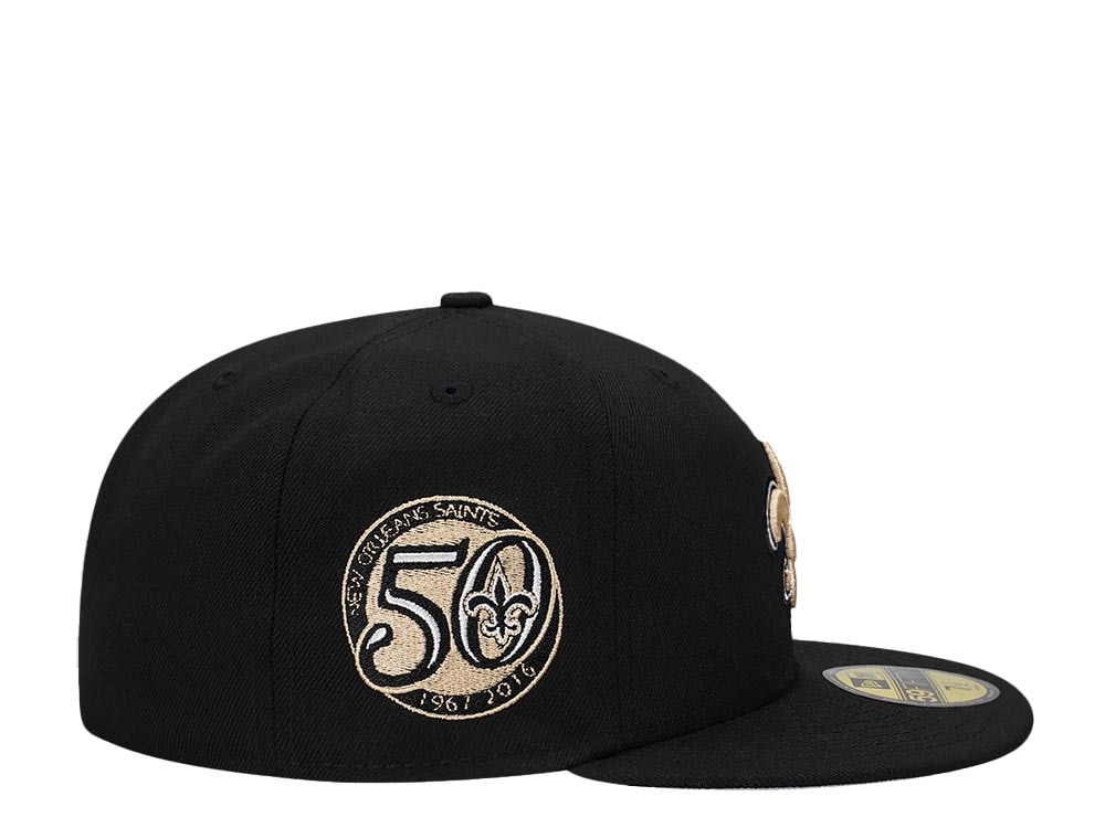 New Era New Orleans Saints 50 Seasons Classic Prime Edition 59Fifty Fitted Hat