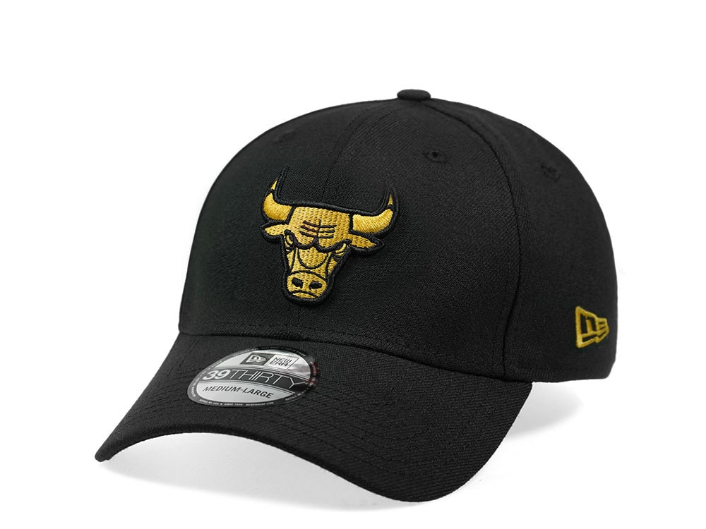 New Era Chicago Bulls Gold Edition 39Thirty Stretch Hat