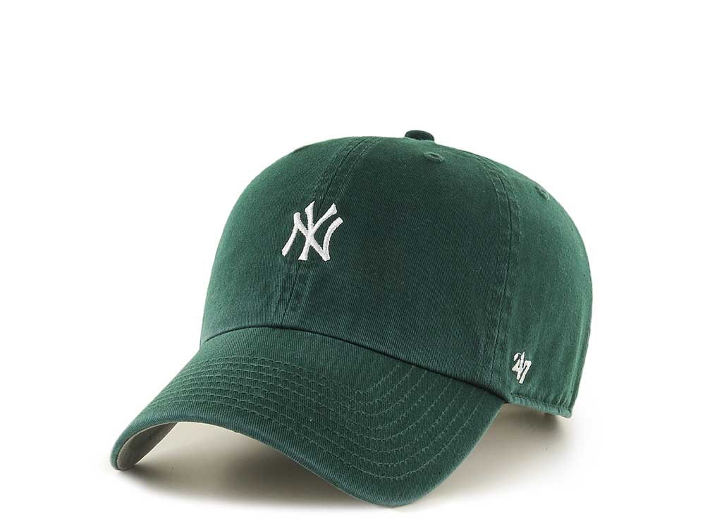 47Brand New York Yankees Dark Green Base Runner Clean up Strapback Hat