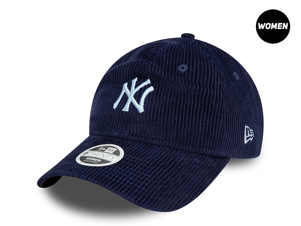 New Era New York Yankees Corduroy Navy Womens 9Twenty Snapback Hat