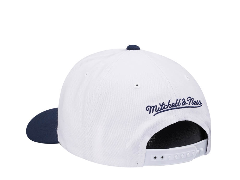 Mitchell & Ness Dallas Mavericks Team Two Tone 2.0 Pro White Snapback Hat
