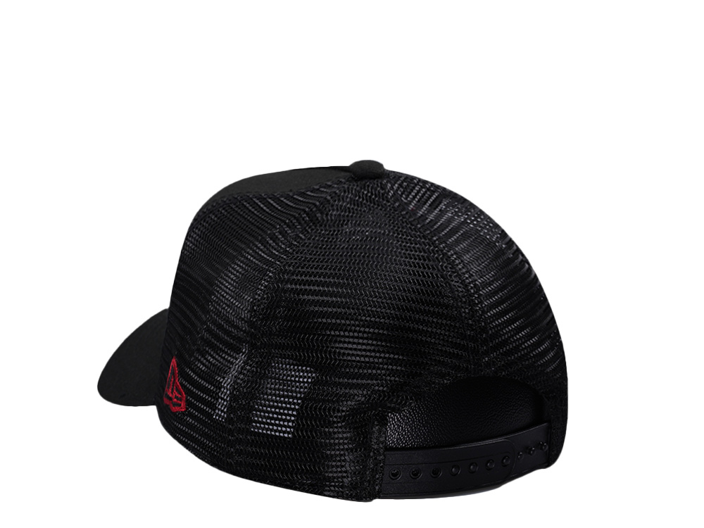 New Era As Roma Black Prime Edition 9Forty A Frame Trucker Snapback Cap